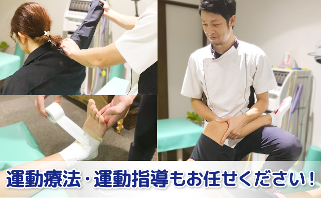 運動療法・運動指導もお任せください!